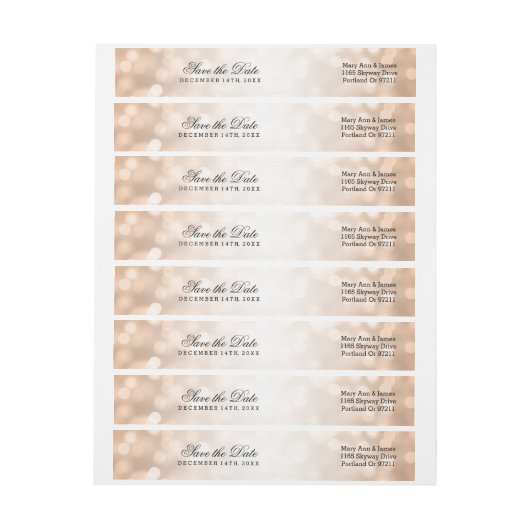 Hochzeit speichern Sie das Datum, an dem der Glitz (Bogen)