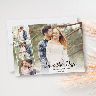 Hochzeit speichern Sie das Datum, an dem viele Fot