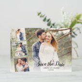 Hochzeit speichern Sie das Datum, an dem viele Fot (Stehend Vorderseite)
