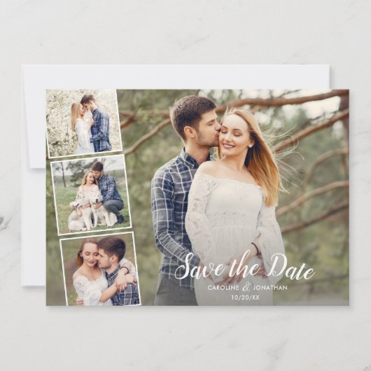 Hochzeit speichern Sie das Datum, an dem viele Fot (Vorderseite)