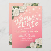 Hochzeit speichern Sie das Datum chic Hydrangea St Save The Date (Vorne/Hinten)