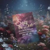 Hochzeit speichern Sie das Datum Chic Star Sky Ste Save The Date