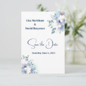 Hochzeit speichern Sie das Datum der Einladung (Stehend Vorderseite)