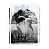 Hochzeit speichern Sie das Datum der Einladung | B Magnet (Vertikal)