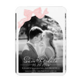 Hochzeit speichern Sie das Datum der Einladung | B Magnet (Vertikal)