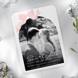 Hochzeit speichern Sie das Datum der Einladung B Magnet
