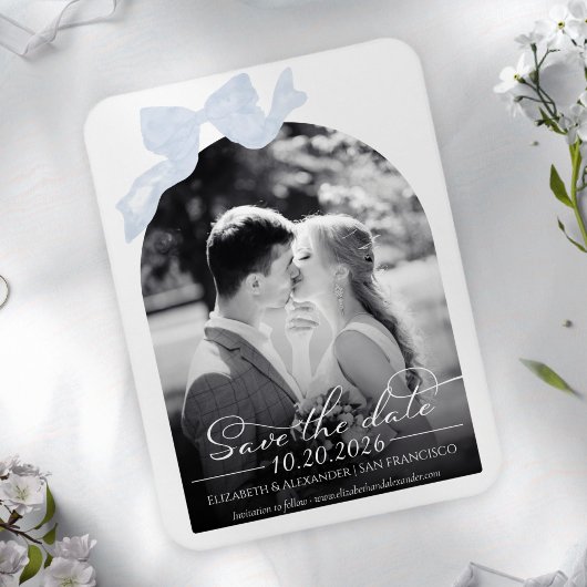 Hochzeit speichern Sie das Datum der Einladung | B Magnet
