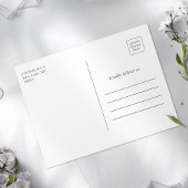 Hochzeit speichern Sie das Datum der Einladung | B Postkarte
