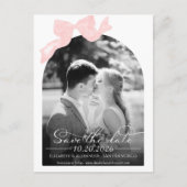 Hochzeit speichern Sie das Datum der Einladung | B Postkarte (Vorderseite)