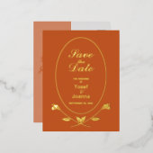 Hochzeit speichern Sie das Datum der Einladung Pos (Vorderseite/Rückseite)