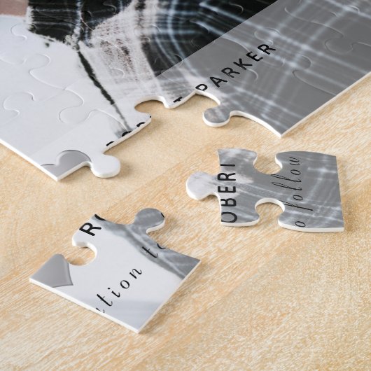 Hochzeit speichern Sie das Datum der Einladung Puzzle (Seite)