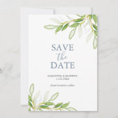 Hochzeit speichern Sie das Datum der Einladungen b (Vorderseite)