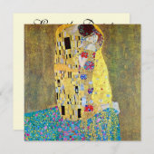 Hochzeit Speichern Sie das Datum! Der Kuss von Gus Save The Date (Vorne/Hinten)