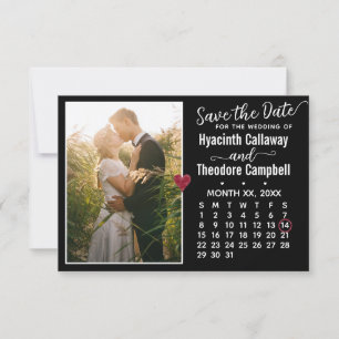 Hochzeit Speichern Sie das Datum eines Monats Kale Save The Date
