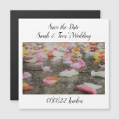 Hochzeit speichern Sie das Datum Einladung Magnet (Vorne/Hinten)