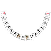 Hochzeit Speichern Sie das Datum Fotos Eindeutige Wimpelkette (Alle)