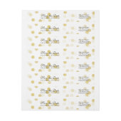Hochzeit speichern Sie das Datum Gold Foil Glitzer (Bogen)