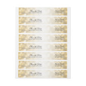 Hochzeit speichern Sie das Datum Gold Glitzer Ligh (Bogen)