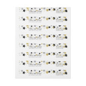 Hochzeit speichern Sie das Datum Gold Glitzer Star (Bogen)