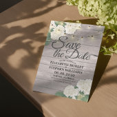 Hochzeit speichern Sie das Datum Hydrangea String  Save The Date