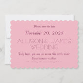 Hochzeit speichern Sie das Datum Kirschbllossom Save The Date (Rückseite)