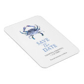Hochzeit speichern Sie das Datum Magnete Crab (Rechte Seite)