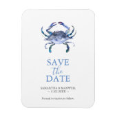 Hochzeit speichern Sie das Datum Magnete Crab (Vertikal)