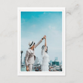Hochzeit Speichern Sie das Datum mit der Foto-Gehä Begleitkarte