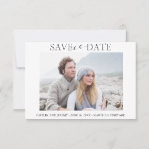 Hochzeit Speichern Sie das Datum mit einer Einladu Save The Date
