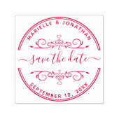 Hochzeit Speichern Sie das Datum Moderne Skripther Permastempel (Design)