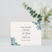 Hochzeit Speichern Sie das Datum PostCard Save The Date (Stehend Vorderseite)