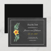 Hochzeit speichern Sie das Datum Postkarte (Vorne/Hinten)