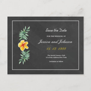 Hochzeit speichern Sie das Datum Postkarte