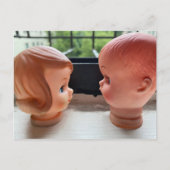 Hochzeit Speichern Sie das Datum Postkarte Retro P (Vorderseite)