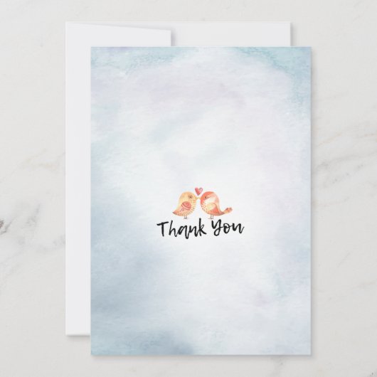 Hochzeit speichern Sie das Datum Wasserfarbe Blume Save The Date (Rückseite)