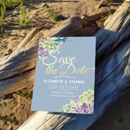 Hochzeit speichern Sie das Datum Wasserfarbe Sukku Save The Date