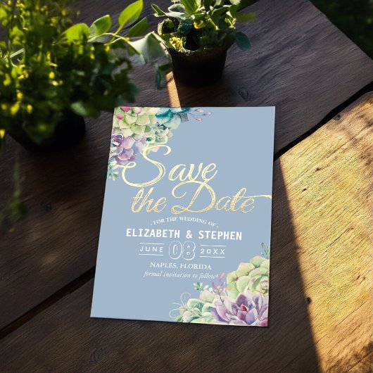 Hochzeit speichern Sie das Datum Wasserfarbe Sukku Save The Date