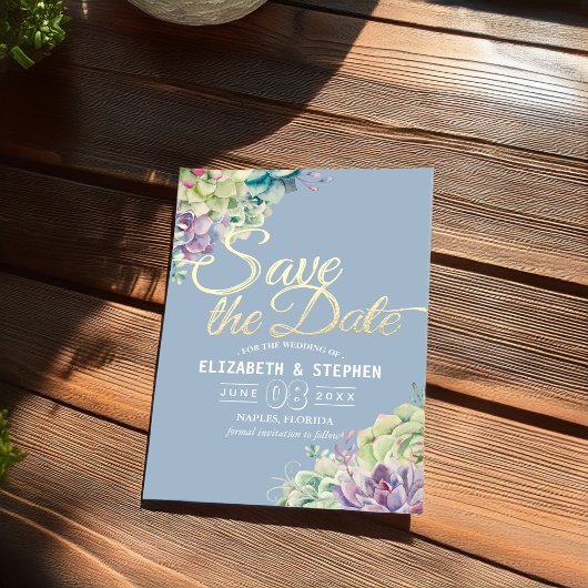 Hochzeit speichern Sie das Datum Wasserfarbe Sukku Save The Date