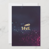 Hochzeit speichern Sie das Datum Wasserfarben-Blum Save The Date (Rückseite)