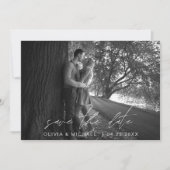 Hochzeit Speichern Sie das Foto für das handgeschr Einladung (Vorderseite)