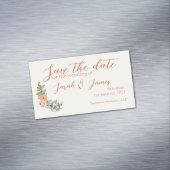 Hochzeit speichern Sie den Datums-Magneten Magnetische Visitenkarte (Beispiel)