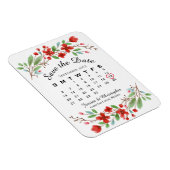 Hochzeit Speichern Sie den Kalender für das Datum Magnet (Rechte Seite)