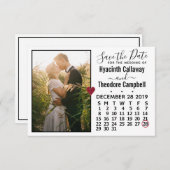 Hochzeit Speichern Sie den Termin Dezember 2019 Ka Save The Date (Vorne/Hinten)