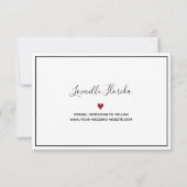 Hochzeit Speichern Sie den Termin Oktober 2020 Kal Save The Date (Rückseite)