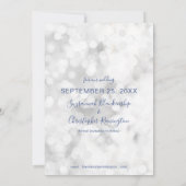 Hochzeit Speichern Sie die Datum Ankündigung benut (Rückseite)