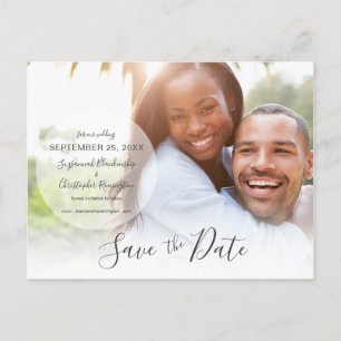 Hochzeit Speichern Sie die Datum Ankündigung benut Postkarte