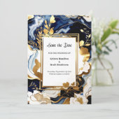 Hochzeit Speichern Sie die Datumskarte Save The Date (Stehend Vorderseite)