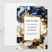 Hochzeit Speichern Sie die Datumskarte Save The Date (Vorne/Hinten)