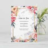 Hochzeit Speichern Sie die Datumskarte Save The Date (Stehend Vorderseite)