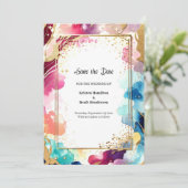 Hochzeit Speichern Sie die Datumskarte Save The Date (Stehend Vorderseite)